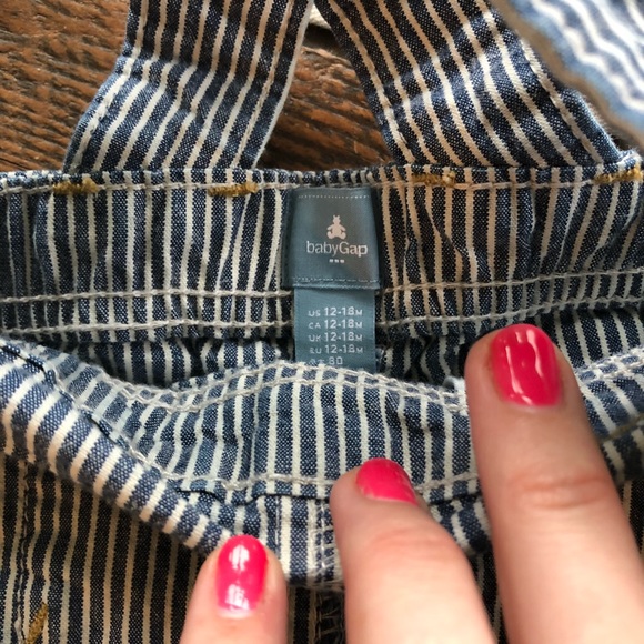 GAP Short Overalls Striped - Picture 2 of 2